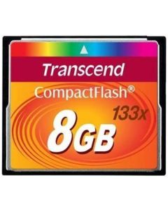 Transcend 8GB CompactFlash Memory Card 133x (TS8GCF133) Size: 8 GB, Model: TS8GCF133, Gadget & Electronics Store