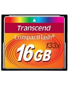 Transcend 16GB CompactFlash Memory Card 133x (TS16GCF133) Size: 16 GB, Model: TS16GCF133, Gadget & Electronics Store