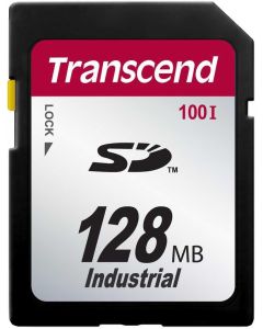 Transcend Industrial Temp SD100I Flash Memory Card (TS128MSD100I)